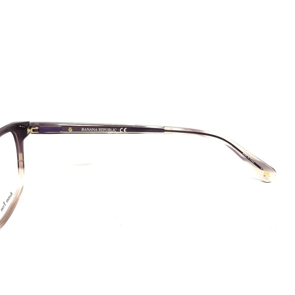 Banana Republic Eyeglasses Frames BR204 2OW Purple Cat Eye Full Rim 52-16-135